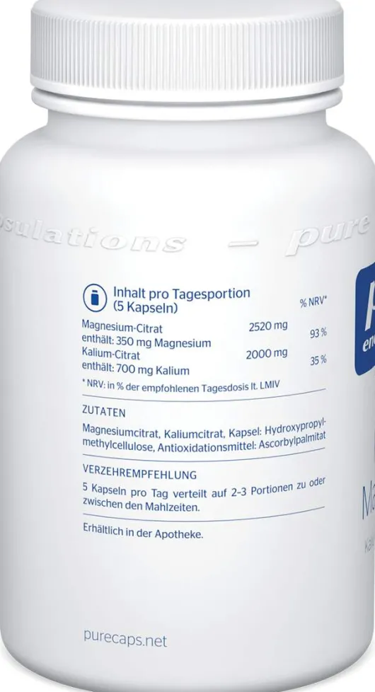 Pure Encapsulations Kalium Magnesium Citrat 90 Kapseln