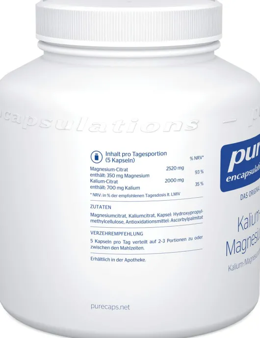 Pure Encapsulations Kalium Magnesium Citrat 180 Kapseln