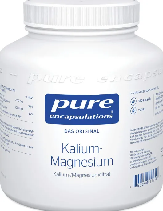Pure Encapsulations Kalium Magnesium Citrat 180 Kapseln