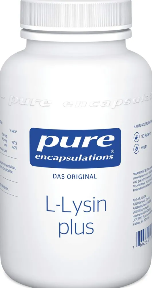 Pure Encapsulations L-Lysin Plus 90 Kapseln