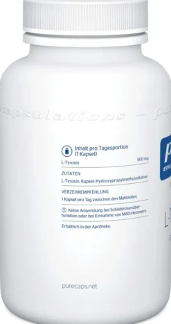 Pure Encapsulations L-Tyrosin Kapseln