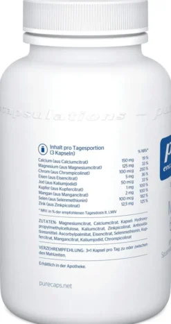 Pure Encapsulations Mineral 650a 180 Kapseln