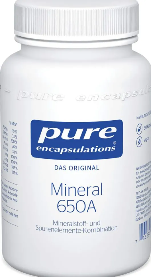 Pure Encapsulations Mineral 650a 90 Kapseln