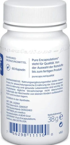 Pure Encapsulations Ubiquinol Qh 50 mg 60 Kapseln