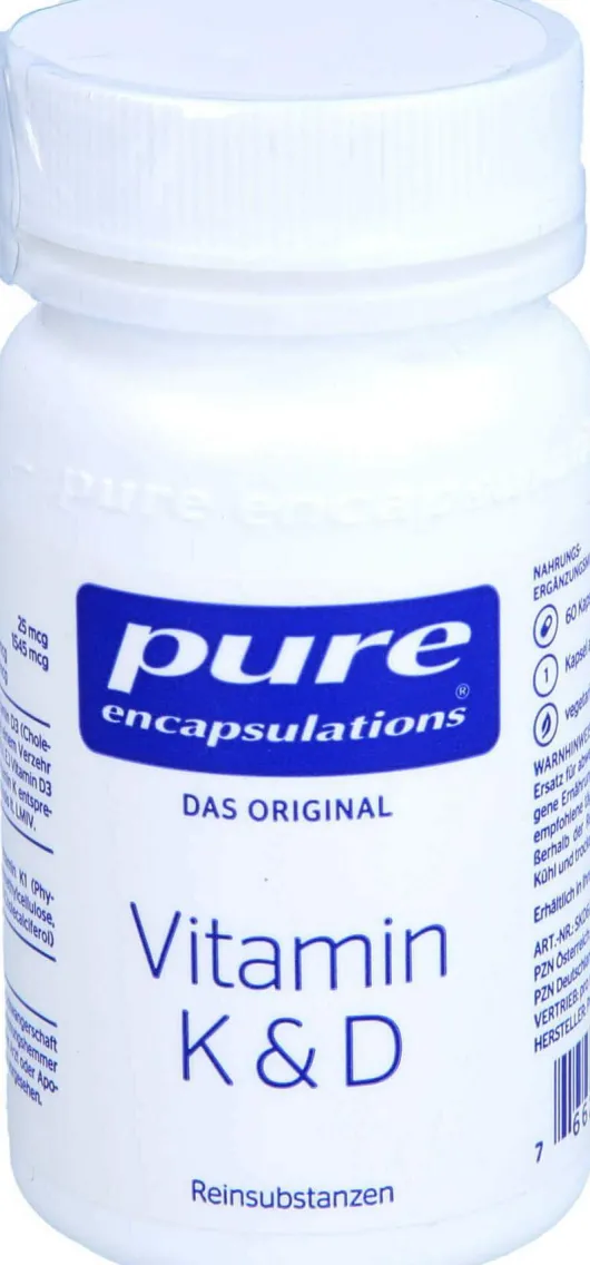 Pure Encapsulations Vitamin K & D 60 Kapseln