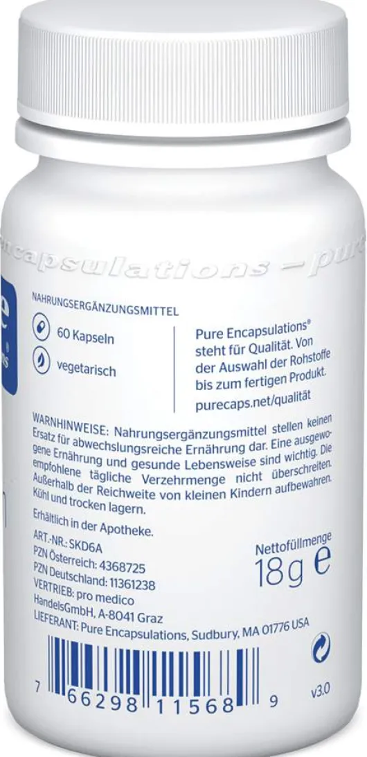 Pure Encapsulations Vitamin K & D 60 Kapseln