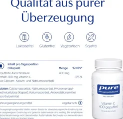 Pure Encapsulations Vitamin C 400 Gepuffert 90 Kapseln