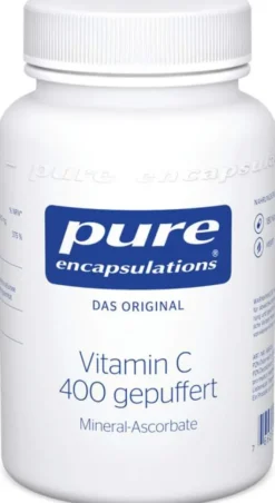 Pure Encapsulations Vitamin C 400 Gepuffert 90 Kapseln