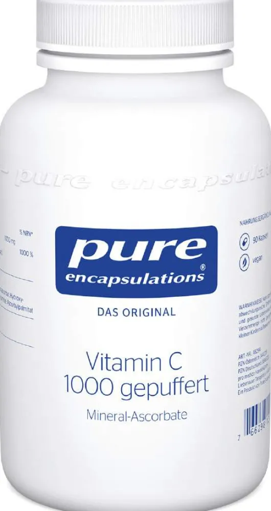 Pure Encapsulations Vitamin C 1000 Gepuffert 90 Kapseln