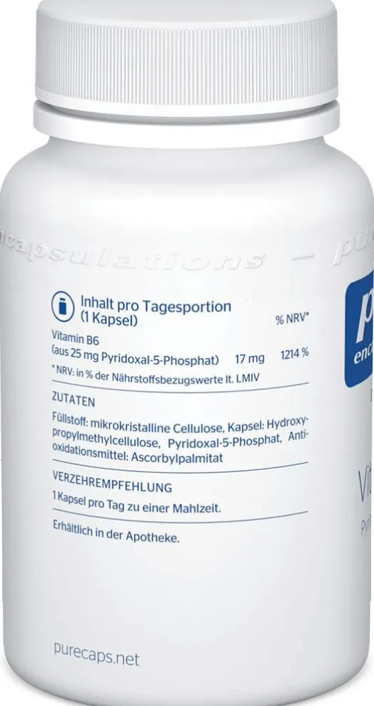 Pure Encapsulations Vitamin B6 P5p 180 Kapseln