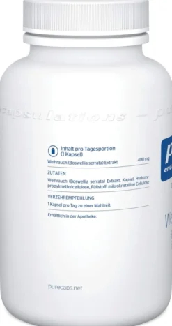 Pure Encapsulations Weihrauch Boswellia Extrakt 120 Kapseln