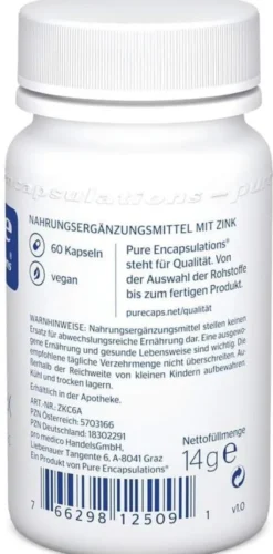 Pure Encapsulations Zink Complex 60 Kapseln