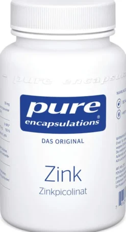 Pure Encapsulations Zink Zinkpicolinat 180 Kapseln