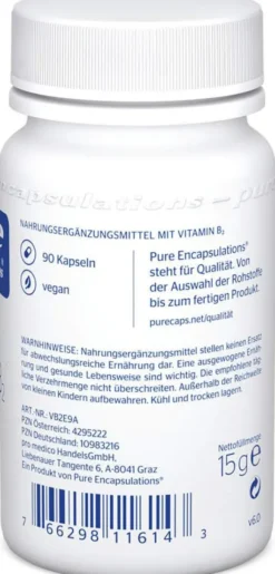 Pure Encap Vitamin B2 Riboflavin - 5 - Phosphat 90 Kapseln