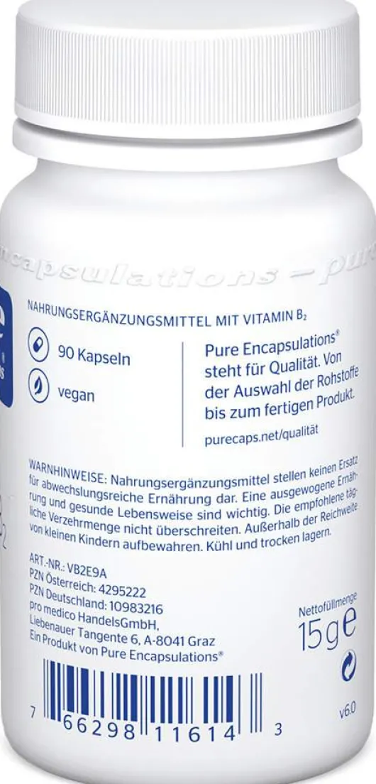 Pure Encap Vitamin B2 Riboflavin - 5 - Phosphat 90 Kapseln