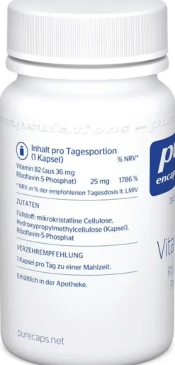 Pure Encap Vitamin B2 Riboflavin - 5 - Phosphat 90 Kapseln