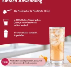 PureSGP Clear Protein Pulver Peach Ice Tea 500 g