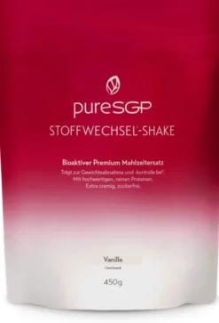 PureSGP Stoffwechsel-Shake Pulver Vanille 450 g