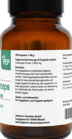 QuickPep Cordyceps 160 Kapseln