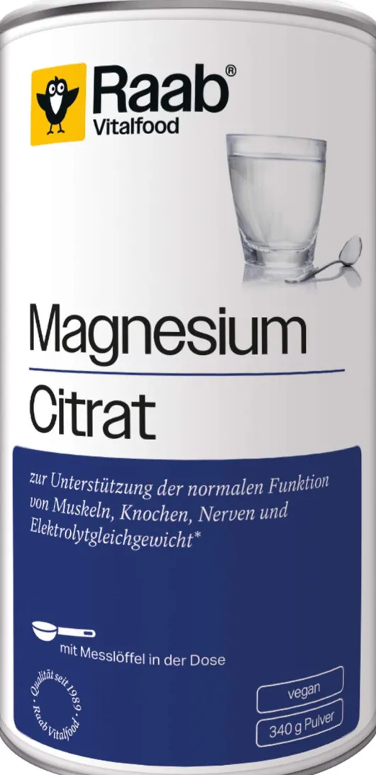 Raab Vitalfood Magnesiumcitrat Pulver 340 g