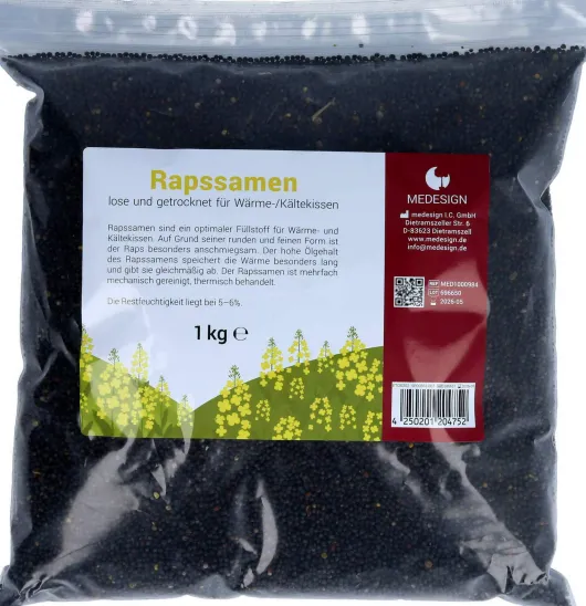 Rapssamen Kissen Nachfüllbeutel 1 KG