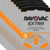 Rayovac Hörgerätebatterien 13 orange 10 x 6 Stück