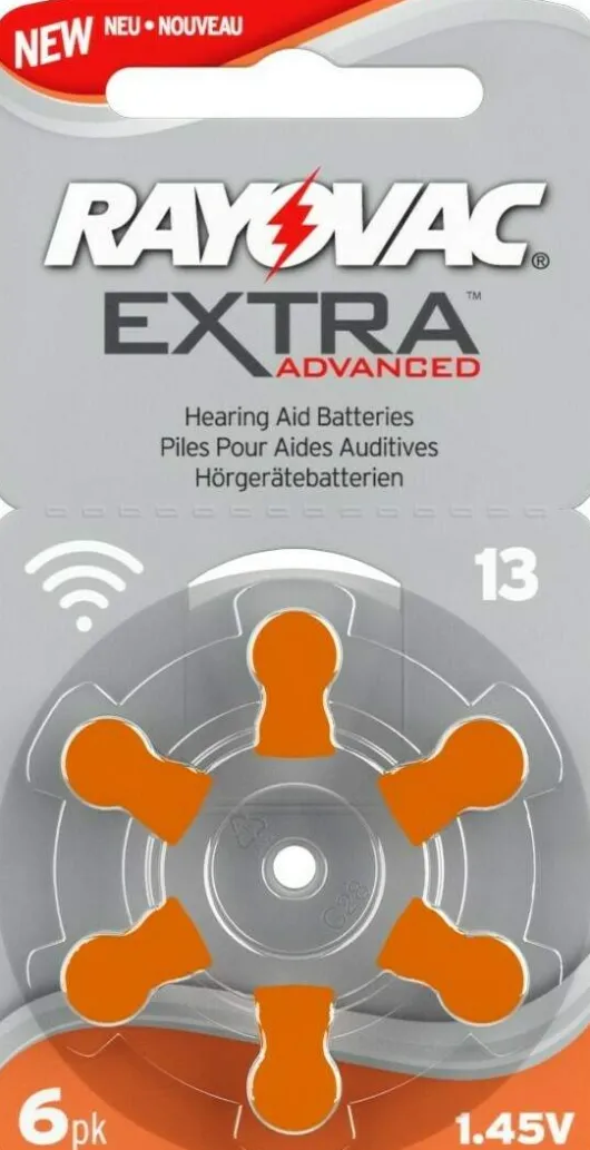 Rayovac Hörgerätebatterien 13 orange