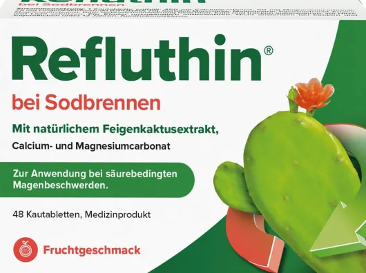 Refluthin Kautabletten Fruchtgeschmack 48 Stück