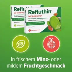 Refluthin Kautabletten Fruchtgeschmack 48 Stück