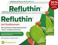 Refluthin Kautabletten Minzgeschmack 2 x 48 Stück