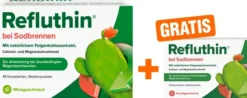Refluthin Kautabletten Minzgeschmack 48 Stück + gratis Refluthin Kautabletten Fruchtgeschmack 16 Stück