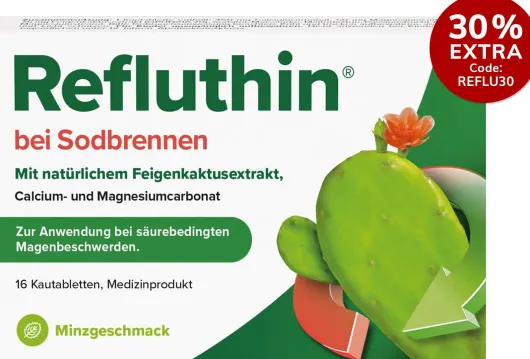 Refluthin Kautabletten Minzgeschmack 16 Stück