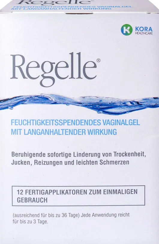 Regelle Feuchtigkeitsspend.Vaginalgel Einw.-Appl. 12x6,5g