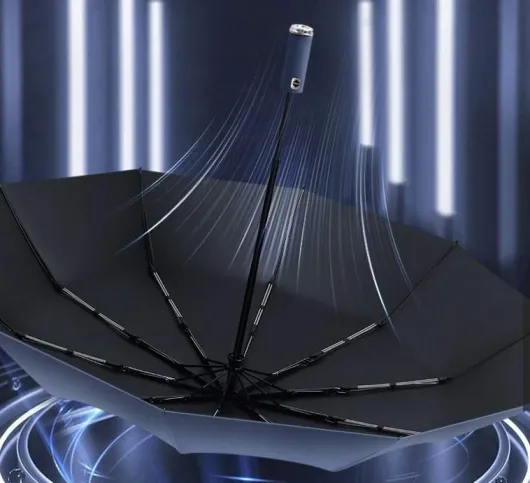 Regenschirm mit LED automatisch verschließbar 1 Stück