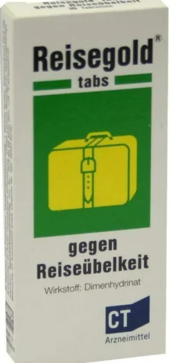 Reisegold Tabs Gegen Reiseübelkeit 10 Tabletten