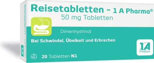 Reisetabletten 1A Pharma 20 Tabletten