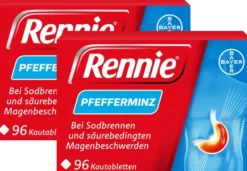 Rennie Pfefferminz 2 x 96 Kautabletten