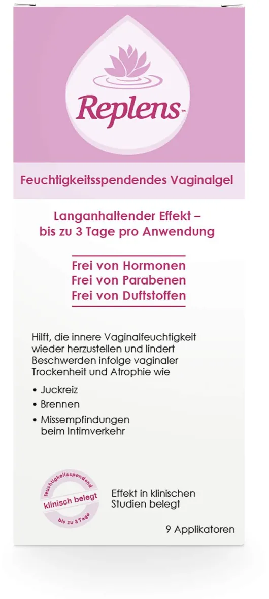 Replens Vaginalgel 9 Applikatoren