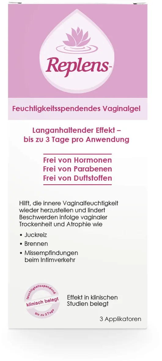 Replens Vaginalgel 3 Vorgefüllte Applikatoren