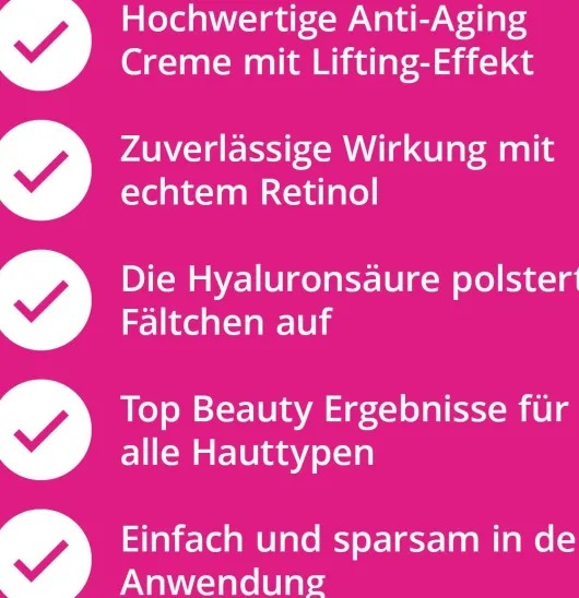 Retinol Creme Mit Hyaluron 50 ml