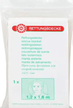 Rettungsdecke 120x160cm Kinder