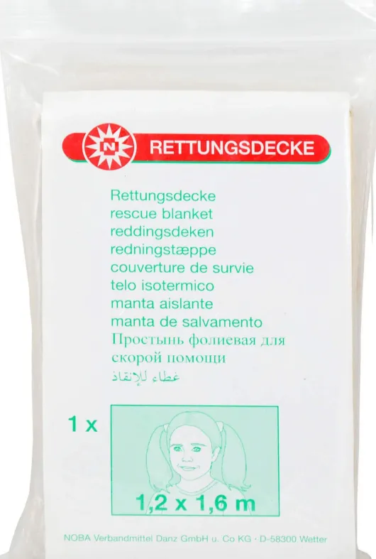 Rettungsdecke 120x160cm Kinder