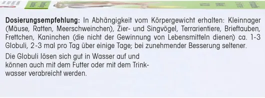 Revet H 3a Globuli F.Heimtiere 10g