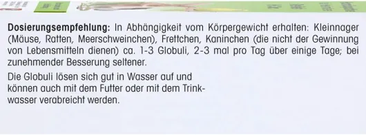 REVET H 15 Globuli f.Heimtiere 10 g