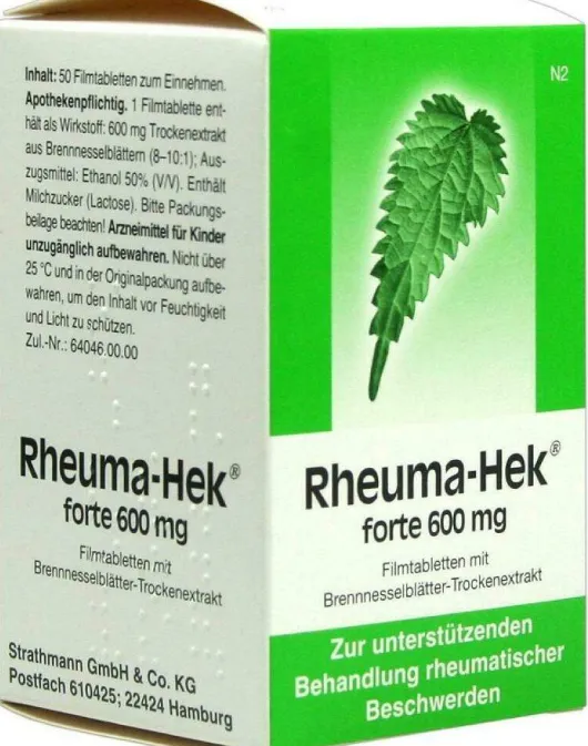 Rheuma Hek Forte 600 mg 50 Filmtabletten