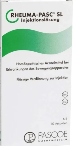 Rheuma Pasc Sl Injektionslösung 10 X 2 ml