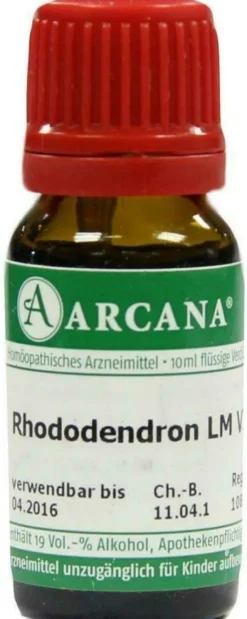 Rhododendron Lm 6 Dilution 10 ml