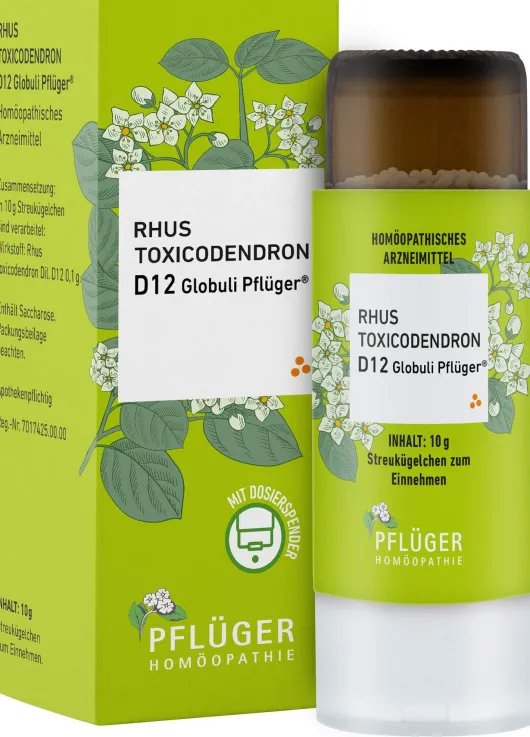 Rhus Toxicodendron D 12 Globuli Pflüger Globulispender 10 g