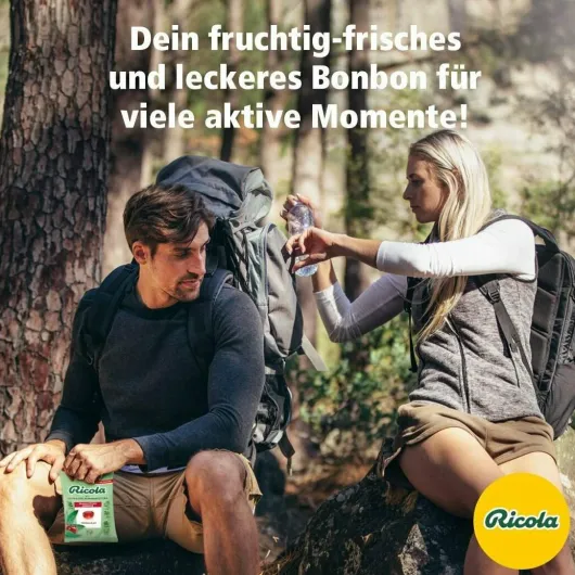 Ricola Eukalyptus Kirsche - 75 G Schweizer Hustenbonbon