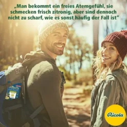 Ricola Menthol-Zitrone Extra Stark - Schweizer Hustenbonobon...